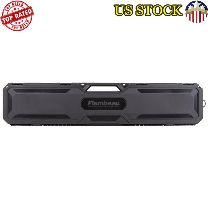 Heavy Duty Gun Case Lightweight Scoped Rifle Storage Lockable Transport New
