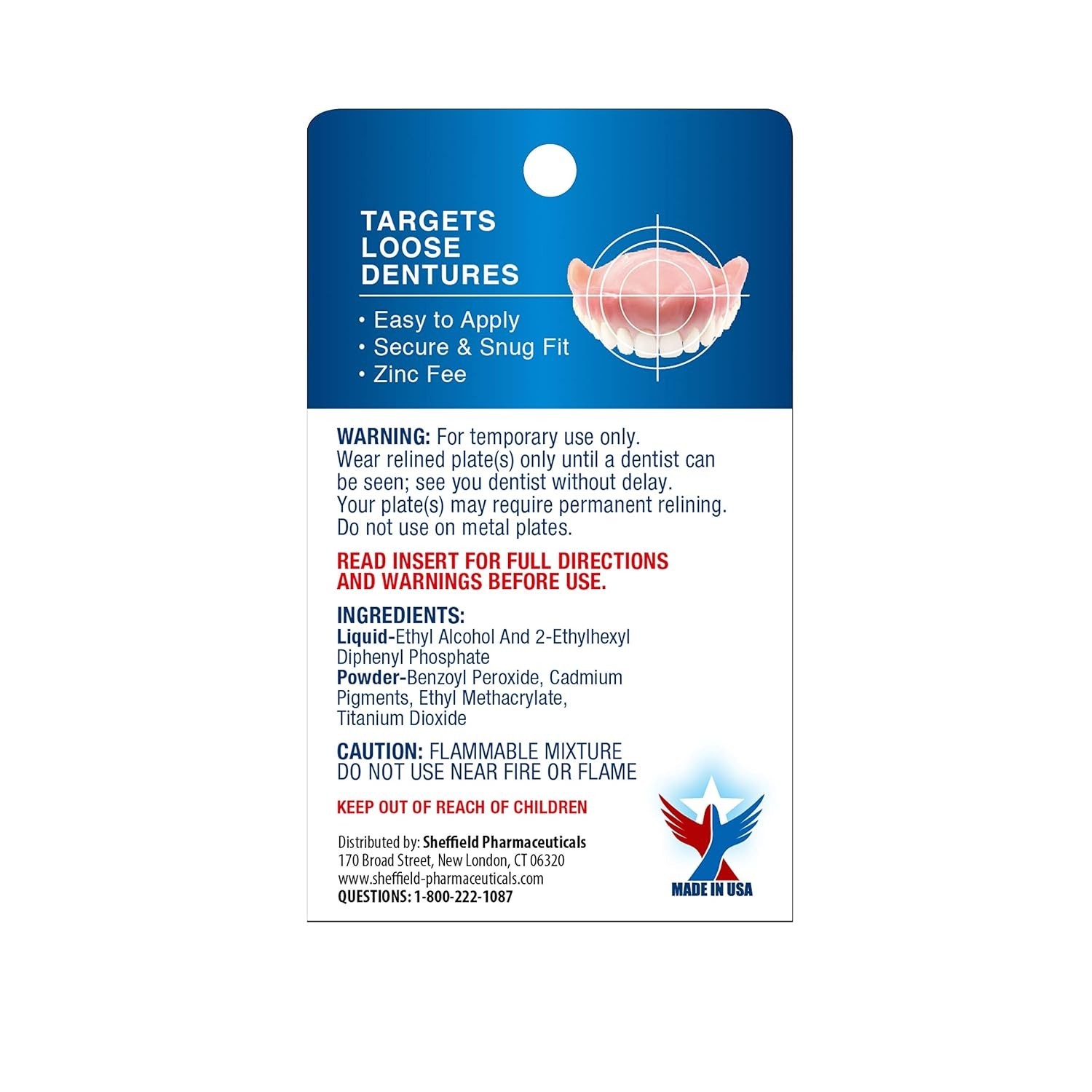 Denture Security Enhanced: Advanced Reliner for Upper & Lower Dentures, Easy Use