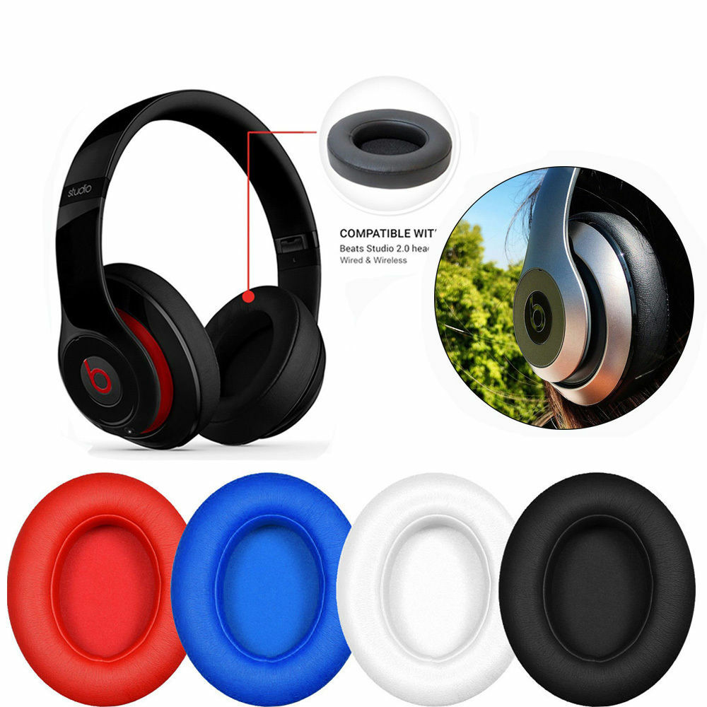 2x Ear Pad Cushion Replacement For Beats Dre Studio 2 3 Wireless / Wired 2.0 3.0