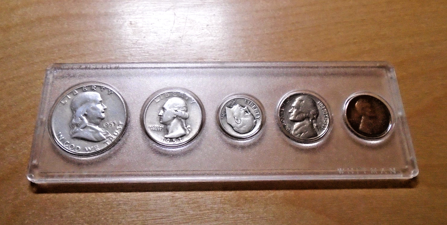 1953 D Silver Coin Set