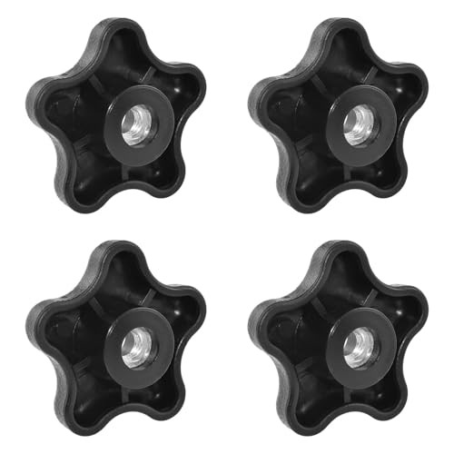 4 Pieces 5/16"-18 Female Thread 5 Star Knobs Nylon Clamping Knob Jig Knobs
