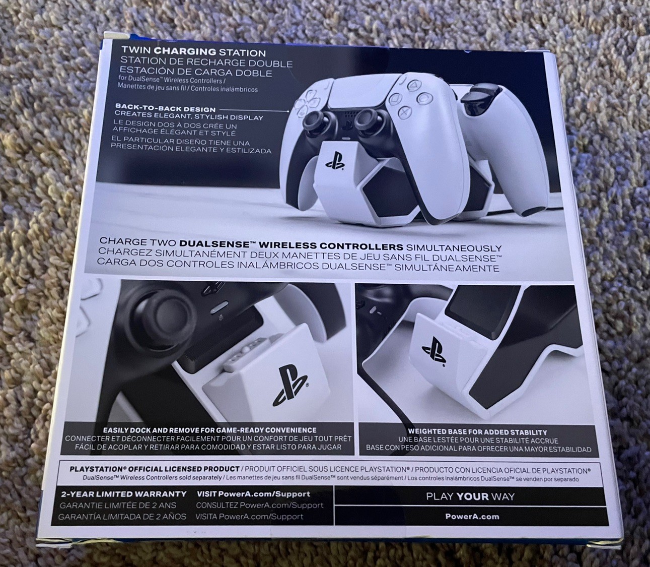NEW SONY Playstation 5 Controller Twin Charging Station PowerA
