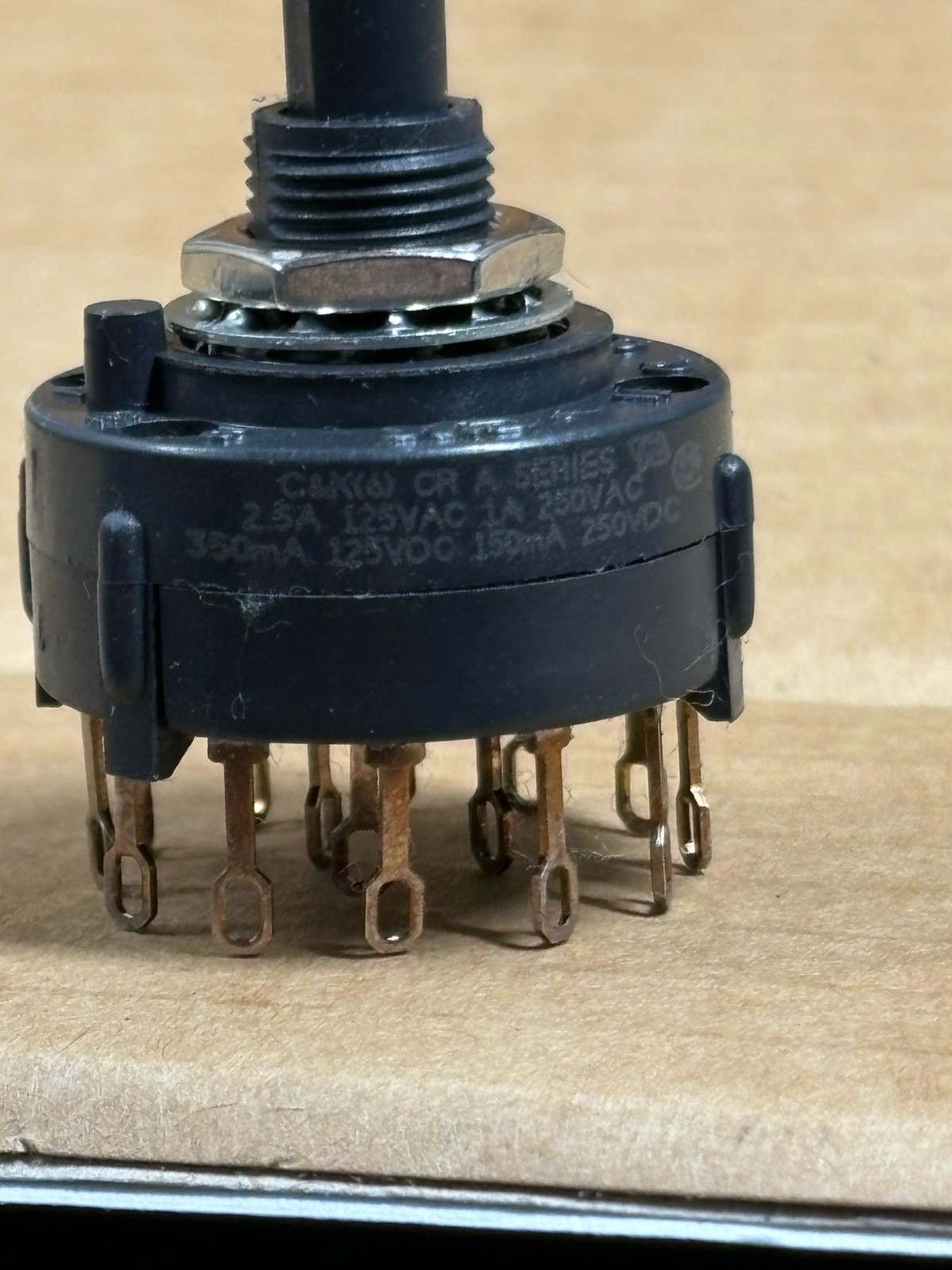 5x CK 12 Position Rotary Switch 125VAC 150VDC Multi Deck Panel Selector Switch