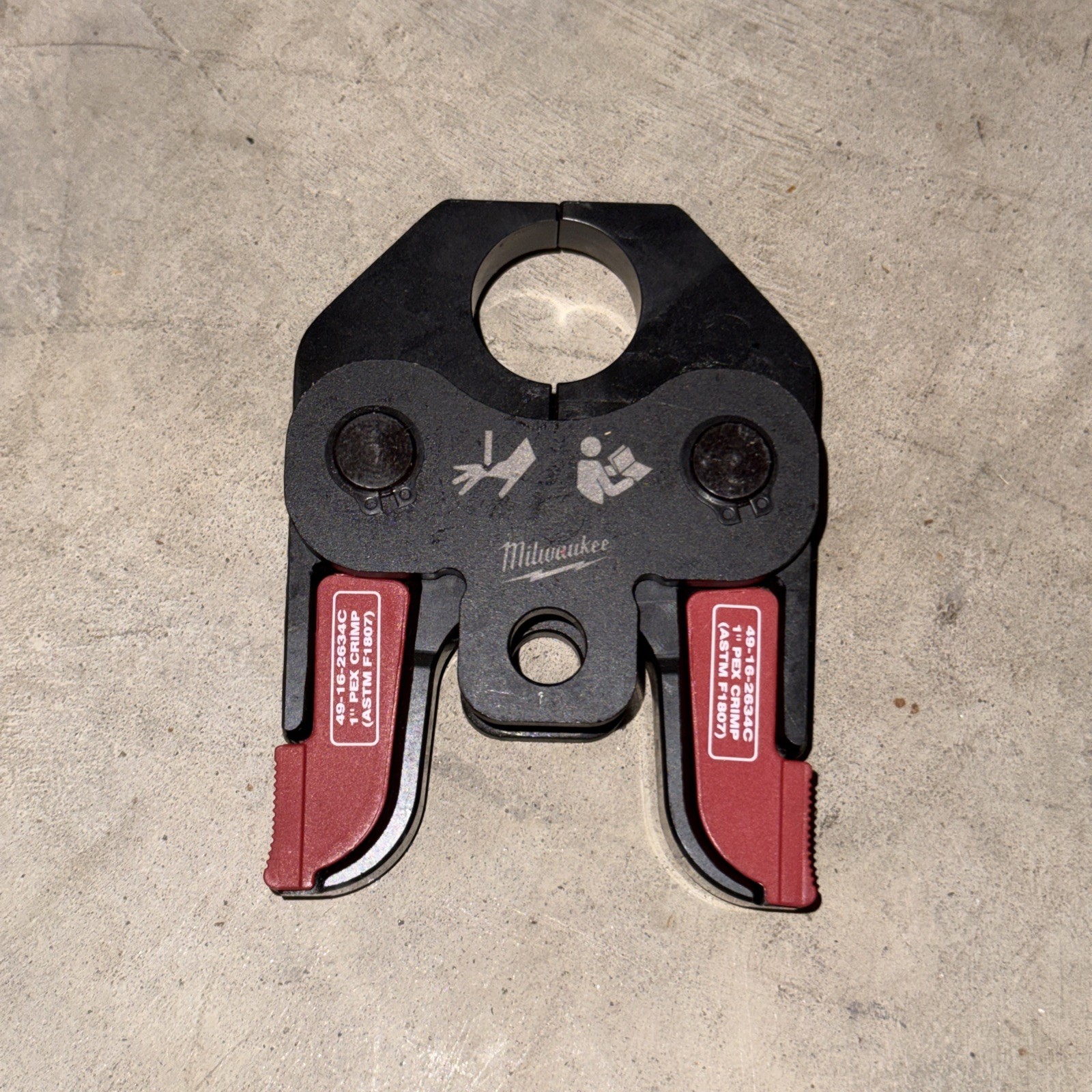 NEW Milwaukee 49-16-2634C M18 1" Pex Crimp Jaw For M18 Short Throw Press Tool