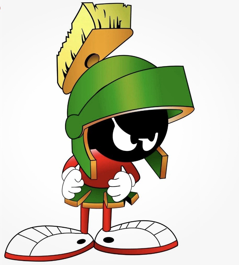 MARVIN THE MARTIAN KIDS DECAL USA STICKER CAR TRUCK WINDOW BUMPER LAPTOP WALL 4”
