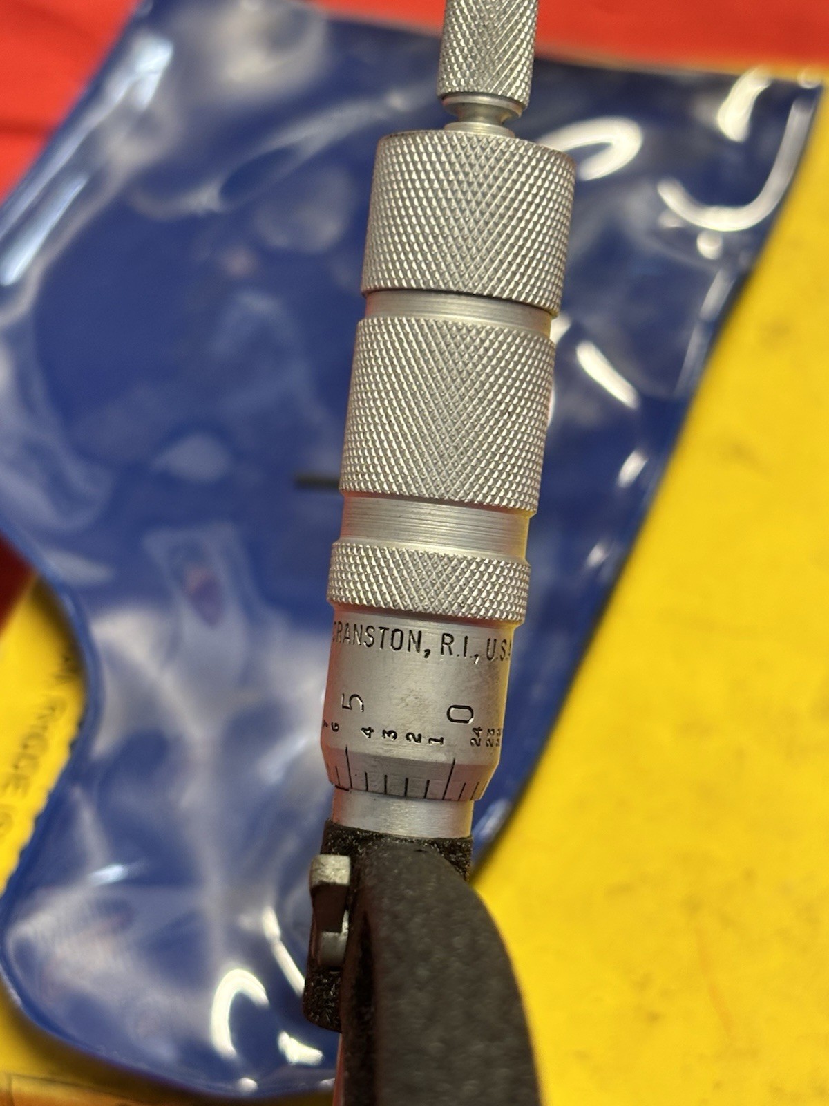 CENTRAL TOOLS MICROMETER #6071 3"-4" WITH BOX VINTAGE