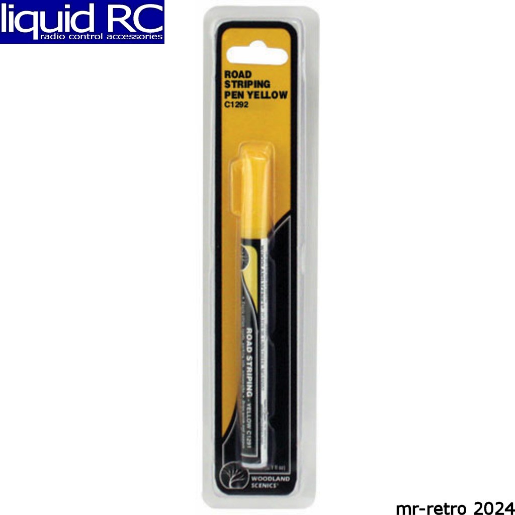 Woodland Scenics C1292 Road Striping Pen Yellow