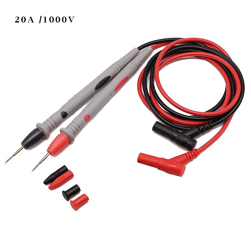 Multimeter Hard Point Test Leads Set 1000V 20A Meter Probes