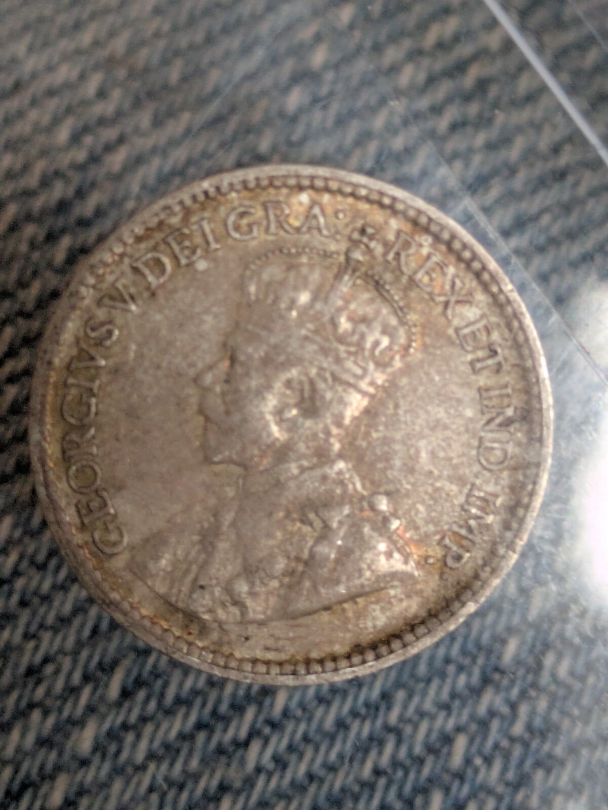 1918 Canada Silver (.925) 5 Cents - Canadian Coin