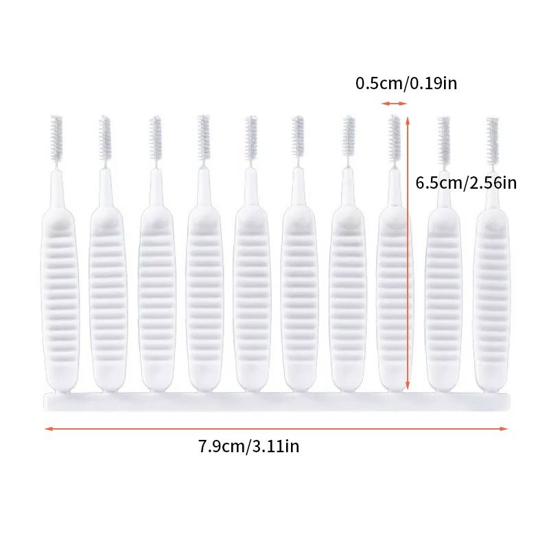 10pcs Shower Head Cleaning Brush Anti-Clogging Small Hole Deep Cleaner Tool Set