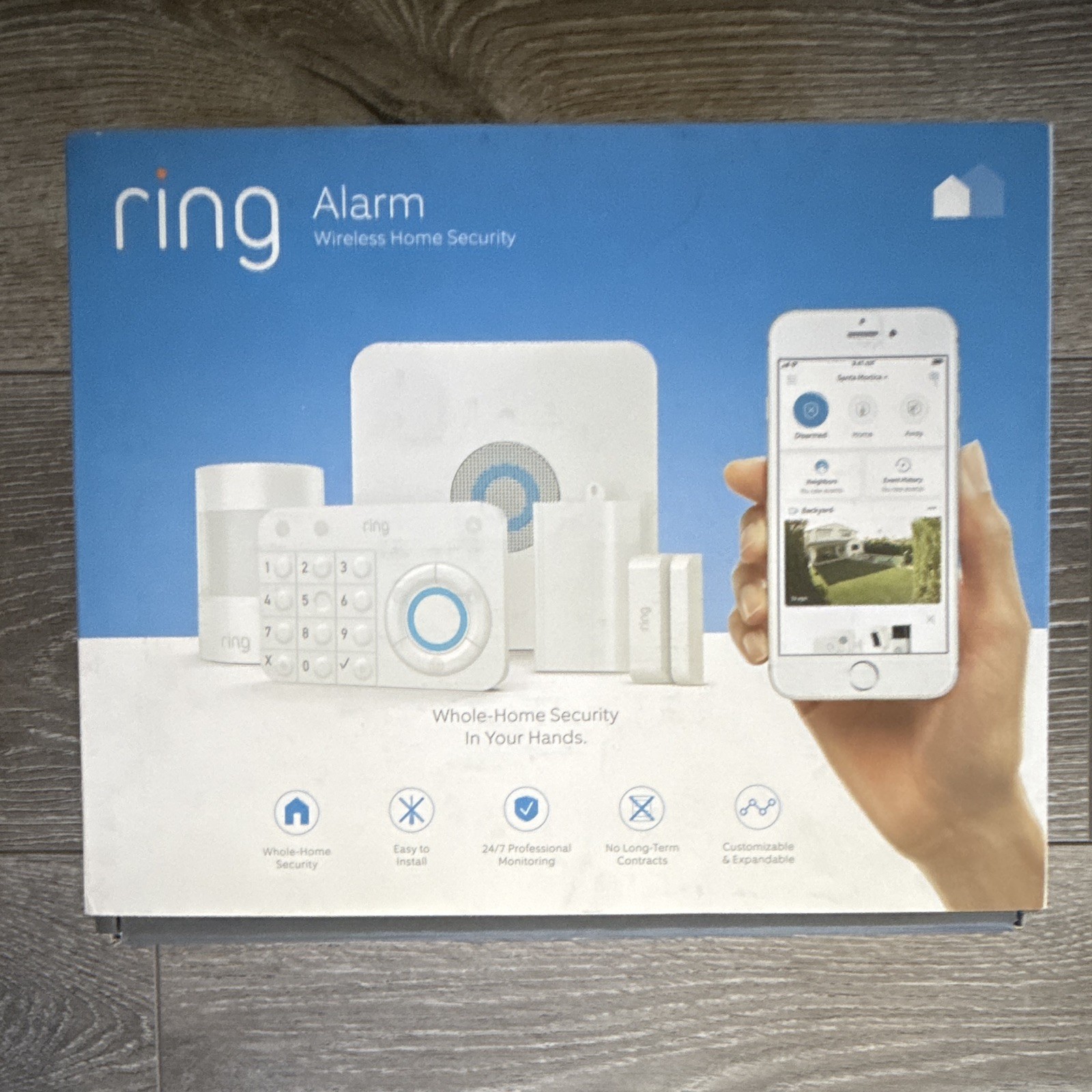 Ring Alarm Wireless Home Security Kit w/ Keypad, Sensors, Range Ext, Z-Wave