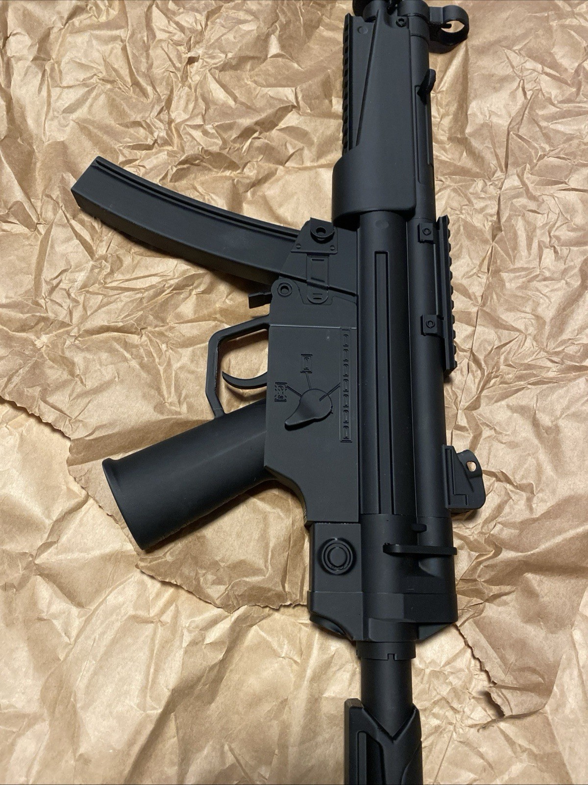 MP5 Basic Smg Prop Gun 1:1 Scale 3d Printed