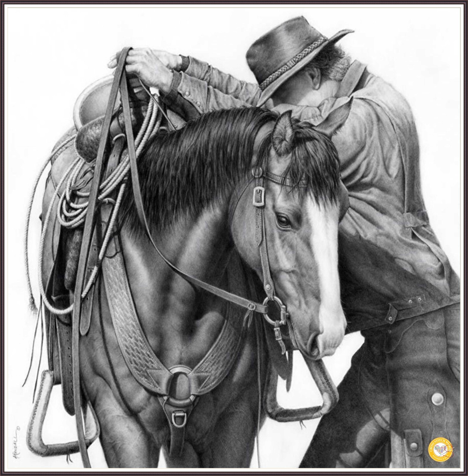 Only The Brave 871 Chart Counted Cross Stitch Pattern