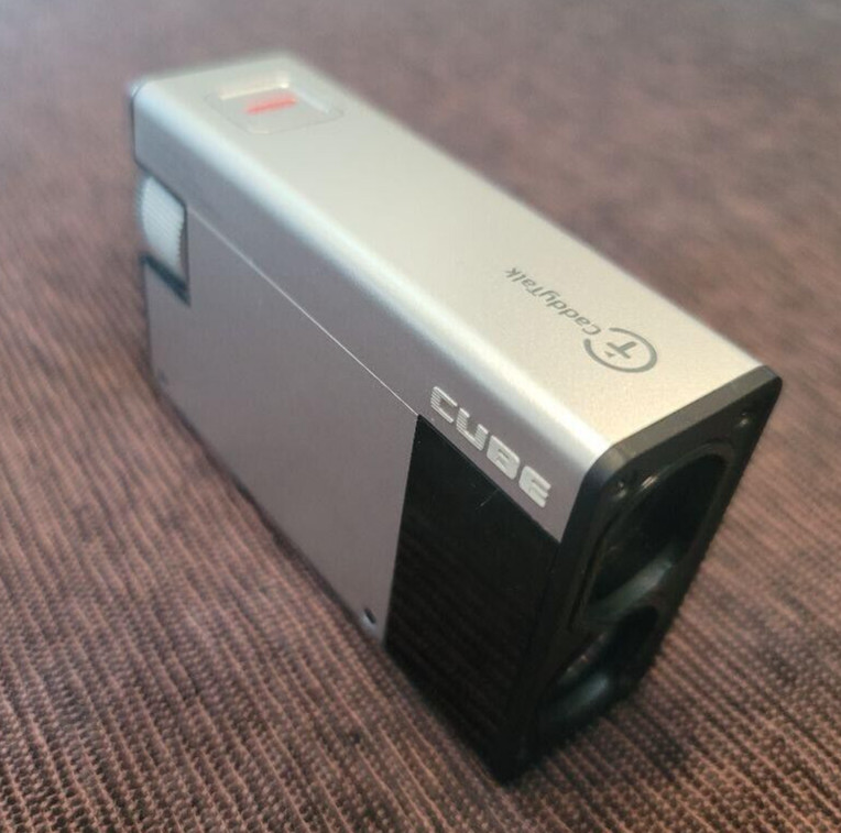 GOLFZON Caddy Talk Cube golf distance measuring device silver