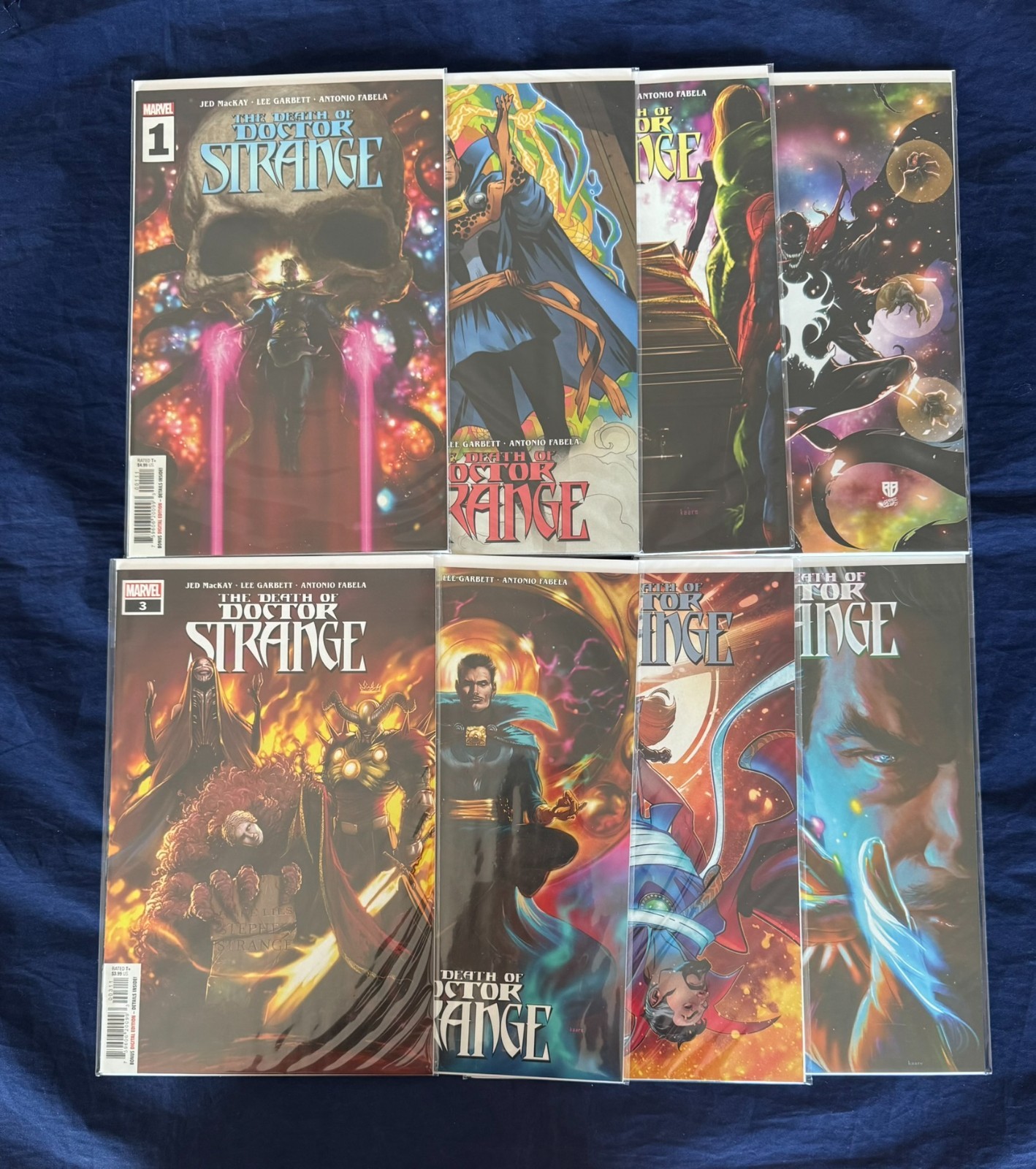 Death of Doctor Strange #1-5 Complete Set + Extras - 8 Issue Set 2021 NM