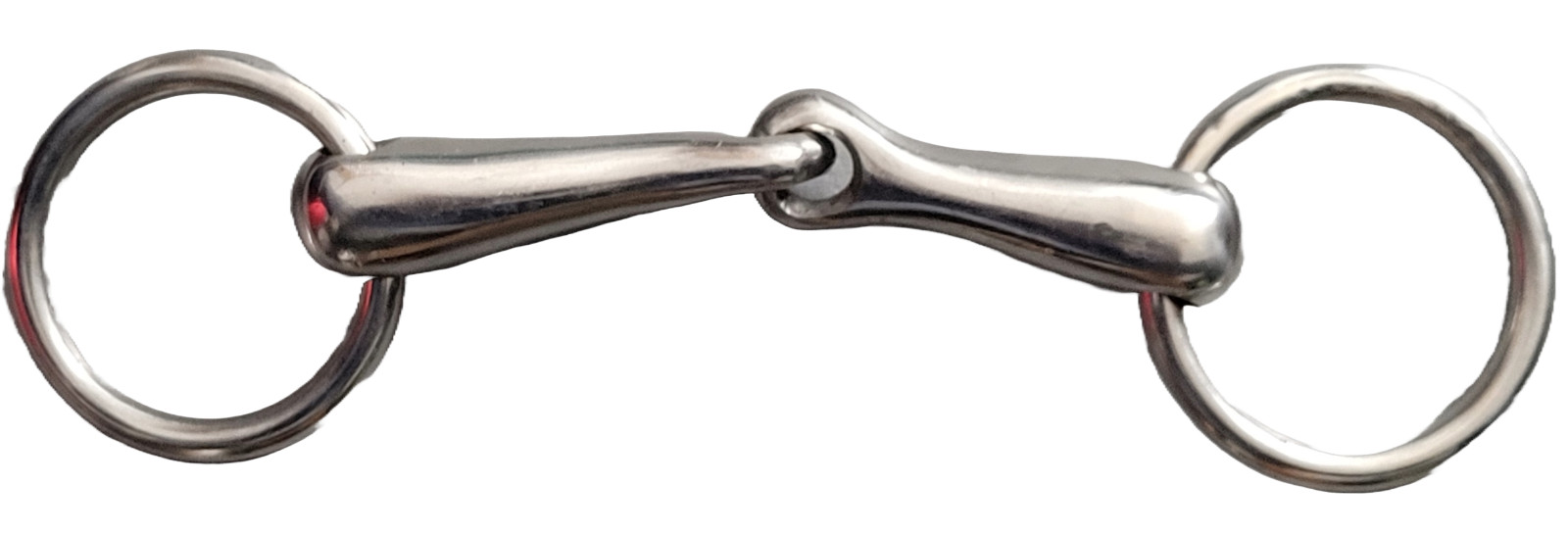 Tough 1 Stainless Steel 4" Smooth Snaffle Bit Mini Tack Equine 255541