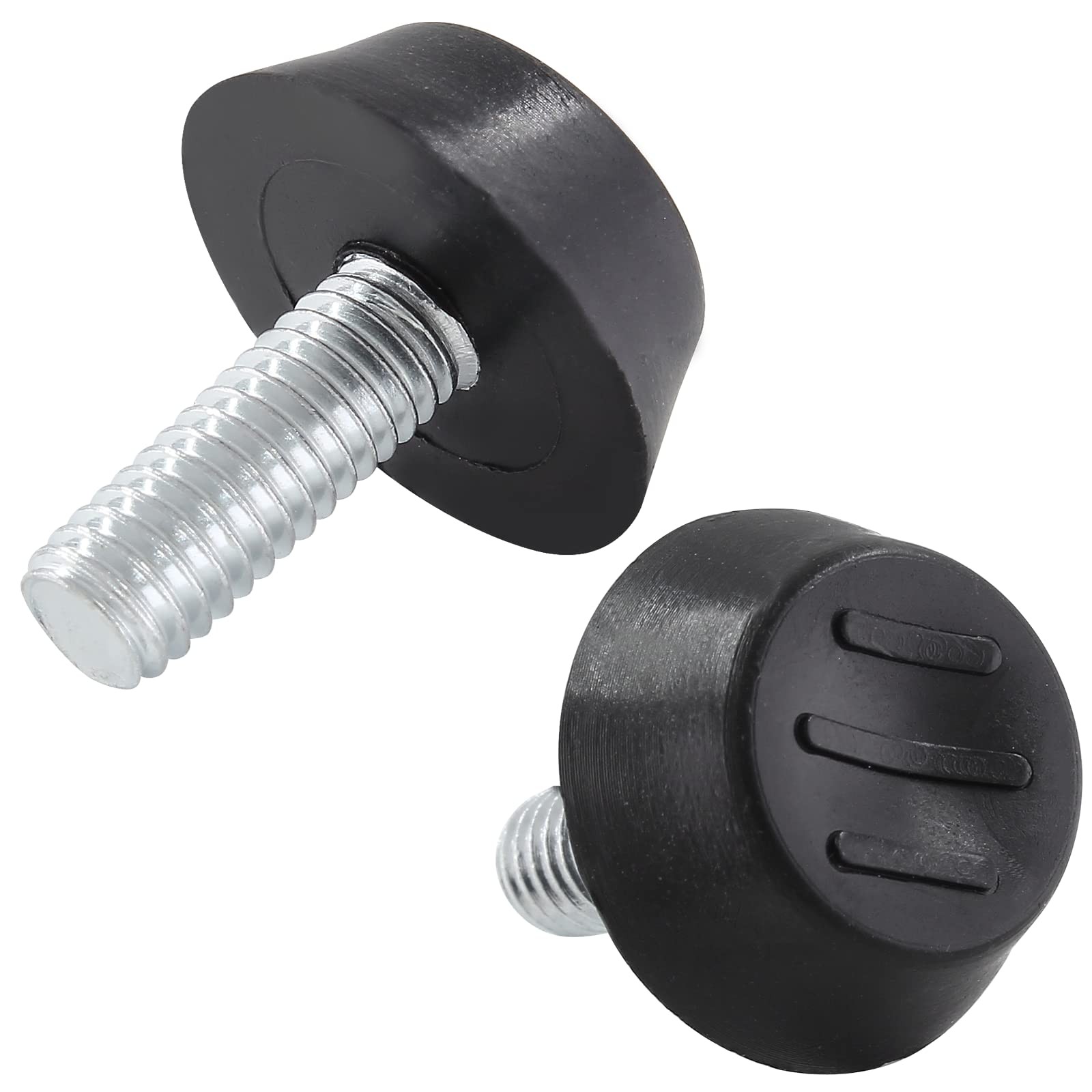 30 Pcs Screw in Threaded Furniture Adjustable Levelers, M6 Leveling Feet Pati...