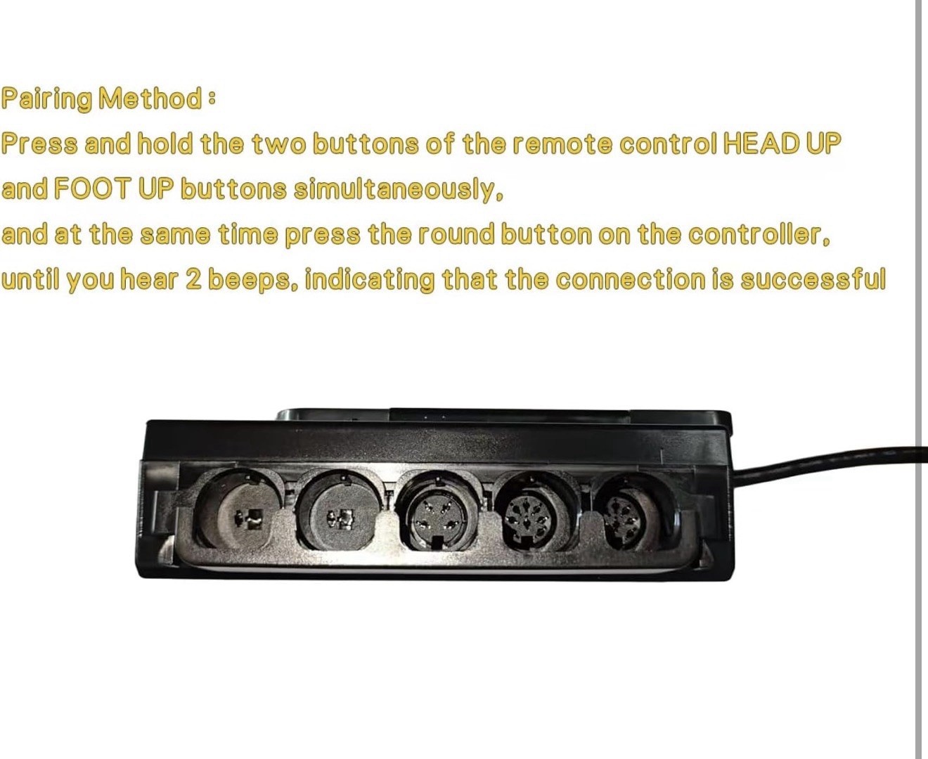 Ecdtrans Adjustable Bed Remote for Richmat HJH109 +HJC18, Black