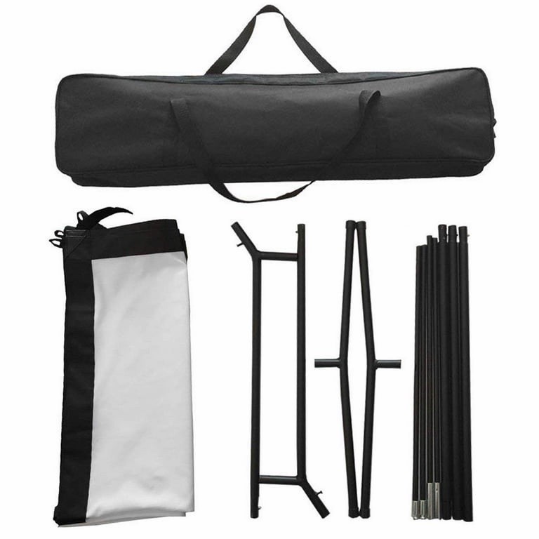 Getco Tech 100 in Portable Projection Screen w/ Stand Frame & Carry Bag