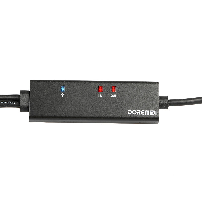 USB to MIDI Interface Adapter Lead Cord for Windows Mac Tablet Phone 2M
