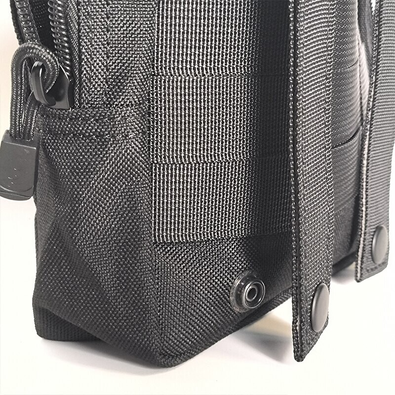 LOKI-360 TACTICAL BLACK MOLLE POUCH. EDC-MULTI PURPOSE-ADMIN. FREE SHIPPING.