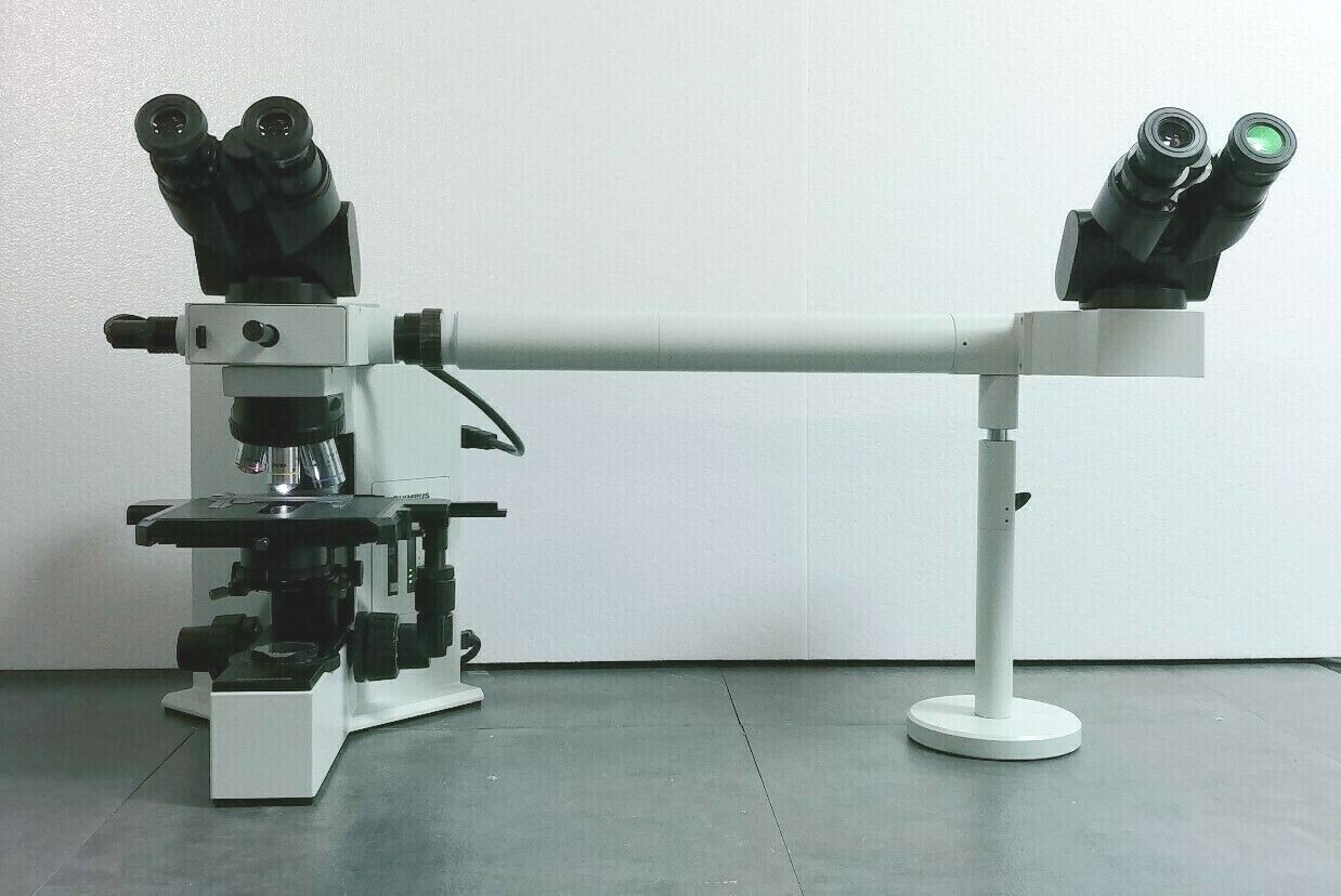 Olympus Microscope U-SDO3 LED Pointer with Side by Side Observation Bridge