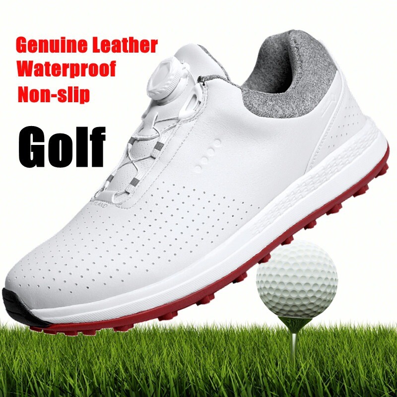 Men's Waterproof Anti-slip Golf Shoes Breathable Outdoor Sneakers Casual Shoes