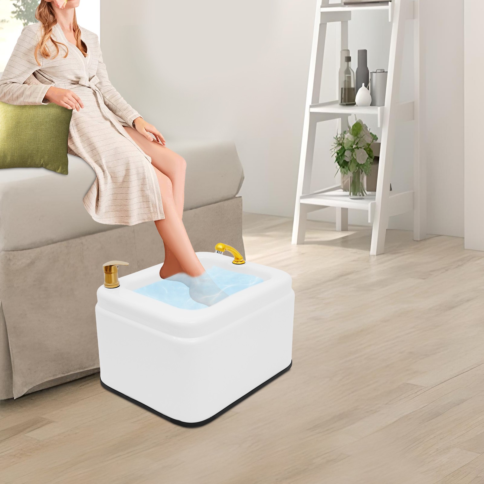 Foot Bath Basin for Soaking Feet,Foot Soak Tub,Acrylic Footbath Tub 15L/527oz
