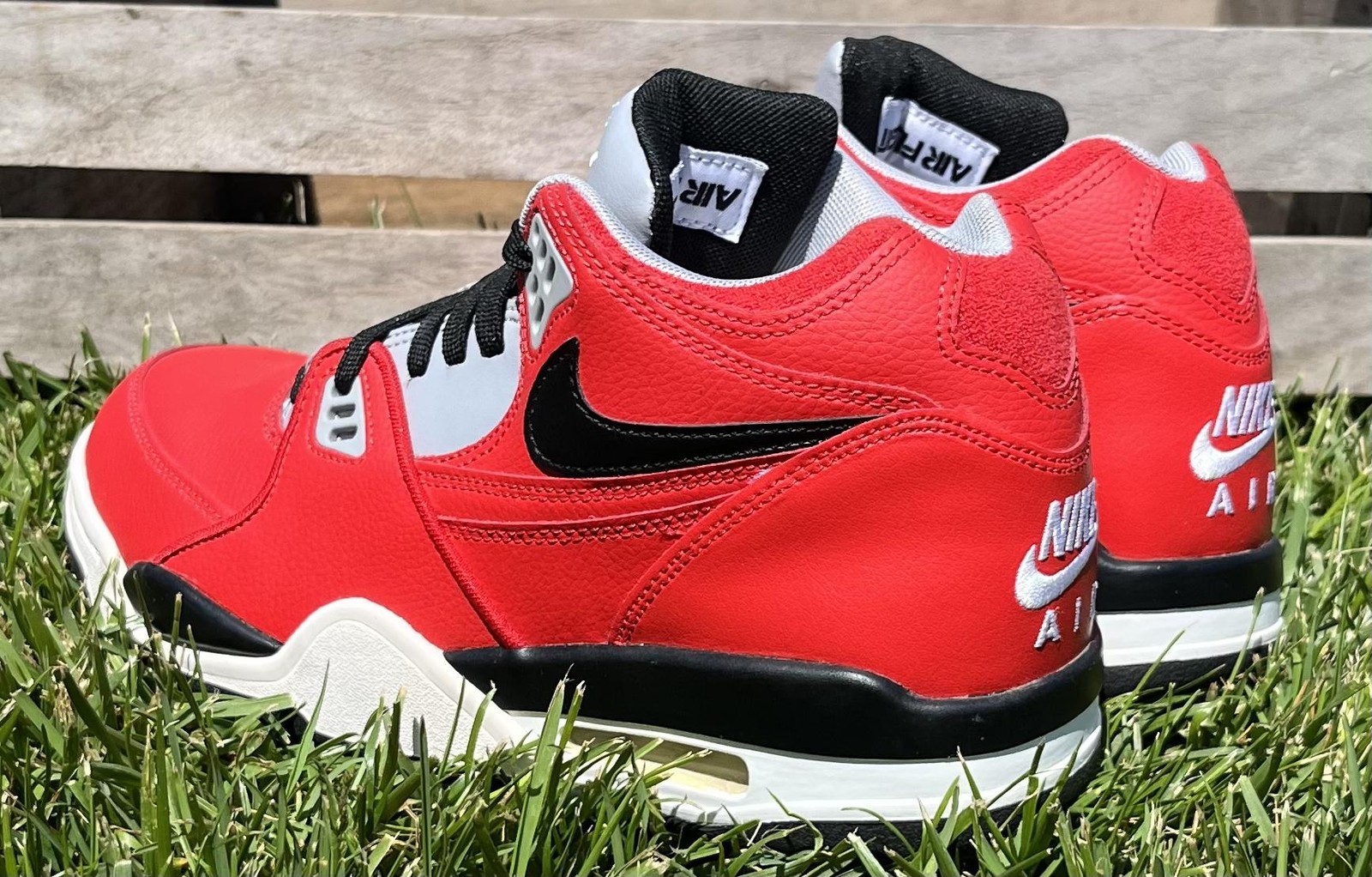 Nike Air Flight 89 Shoes Mens Size 9 Red Black Basketball Sneakers CN5668-600