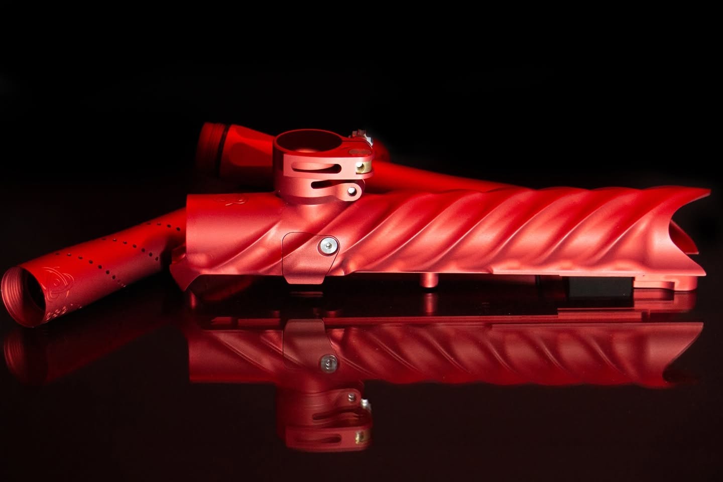 New Inception Designs Ripper EMEK Body - Matte Red - ASA, Trigger, PWR Barrel