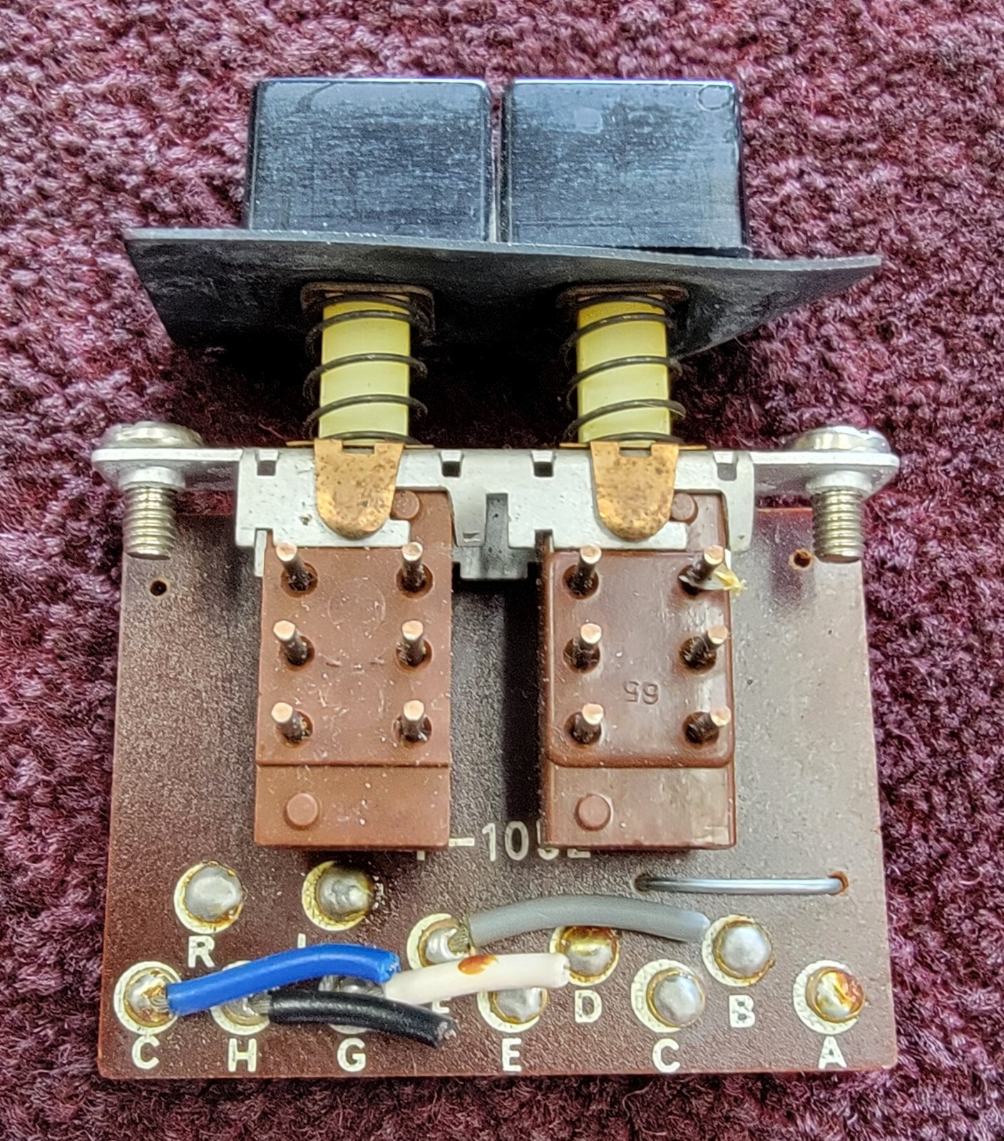 Sansui 5000A Receiver F-1052 Tape Monitor Circuit Assembly with 2 Switches
