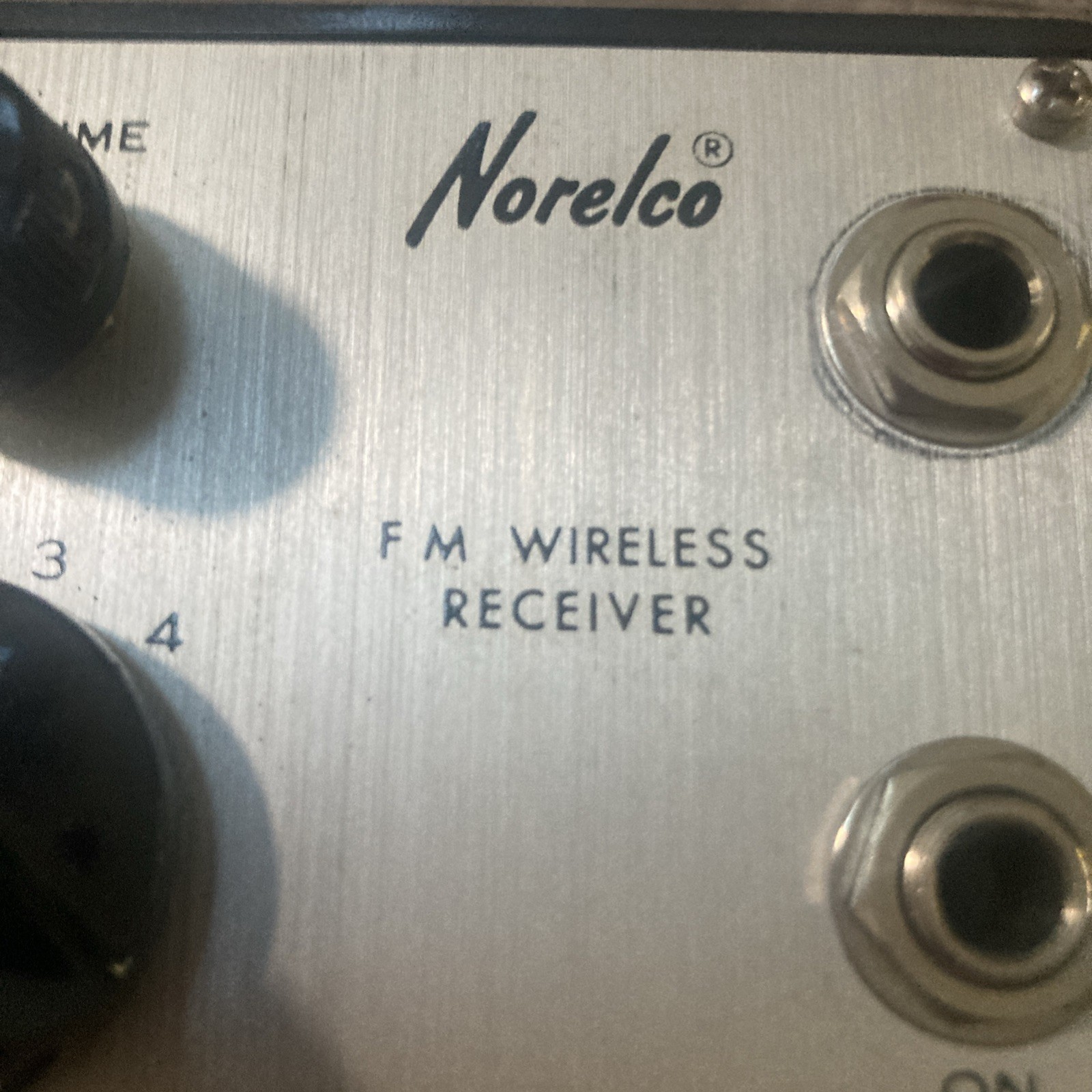 Norelco F M Wireless Receiver Volume Switch 4 Position Knob
