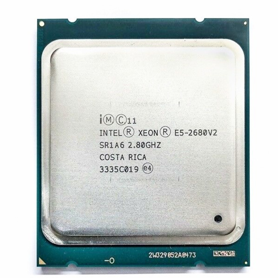 Used Intel Xeon E5-2680 V2 LGA2011 SR1A6 2.8GHz 10Core 115W 20T 25MCPU Processor