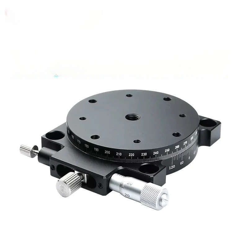 R-axis Rotation Platform Translation Stage 360° Fine-Adjustment Indexing Plate