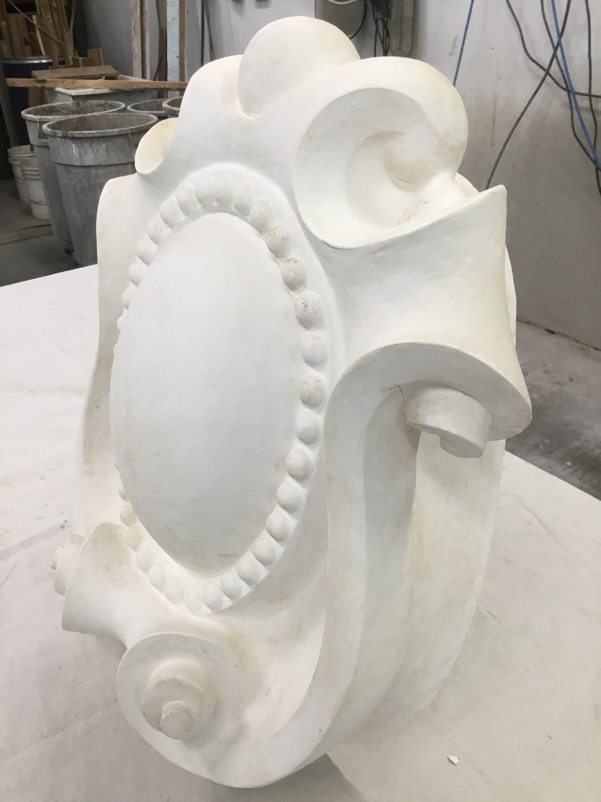 Architectural Shield Mold For Concrete And Plaster