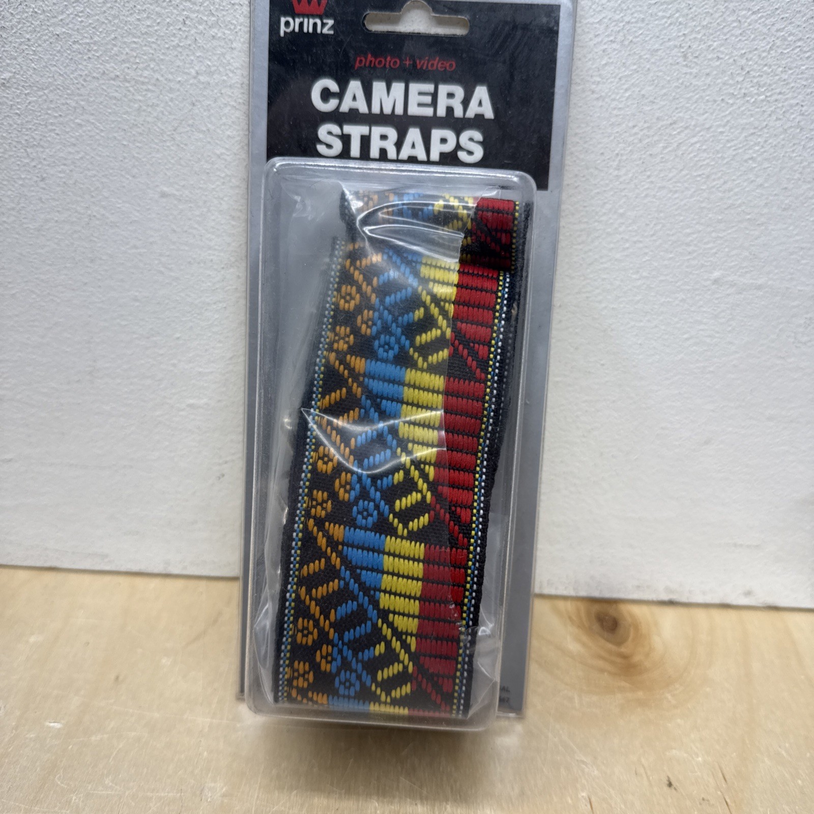 Retro Vintage 70s Wide Woven Hippie SLR DSLR Camera Neck Strap W Film Loops