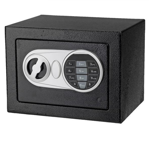 US Steel Digital Electronic Safe Box Keypad Lock Home Hotel Gun Cash Security