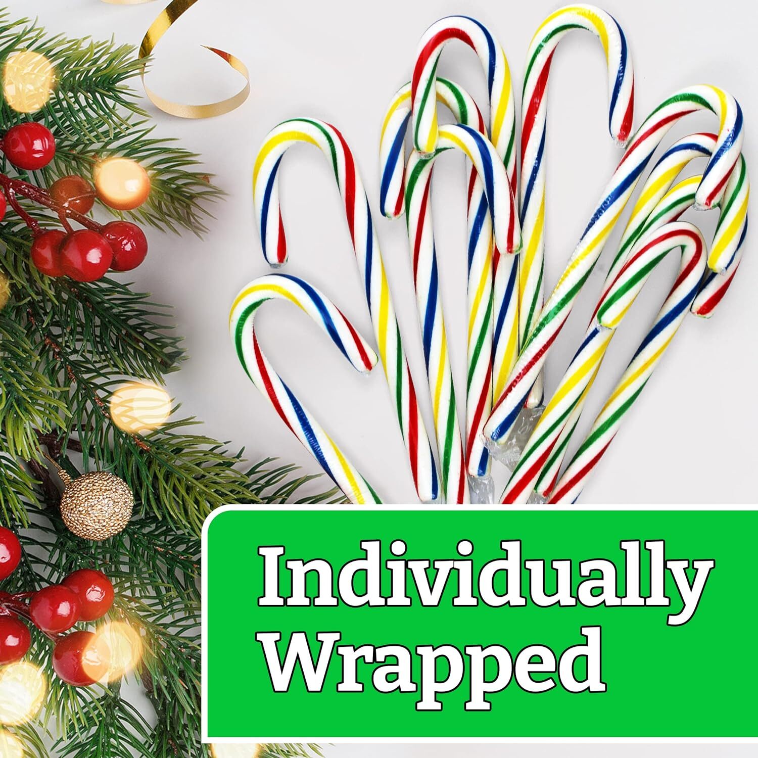 CANDY CANE CHERRY-ORIGINAL WHITE, RED AND GREEN TWIST LIMITED BULK BAG-PRICE NOW