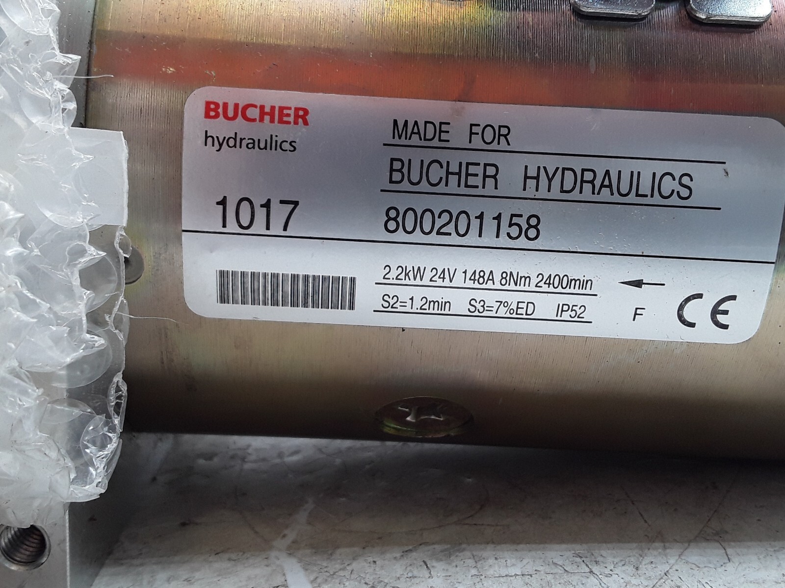 Bucher Hydraulic Power Unit 800201158