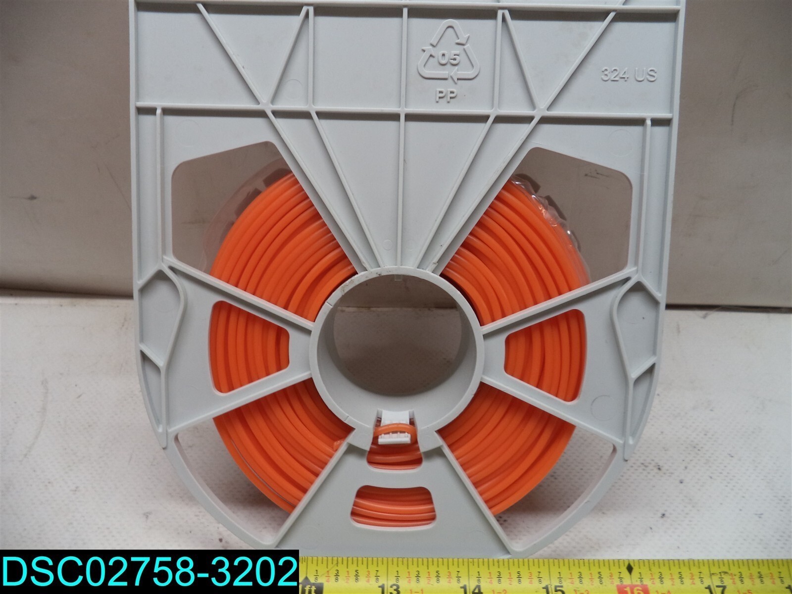 QTY=7: Stihl 0.095" Diameter x 140' Orange Nylon Trimmer Line 886661002733