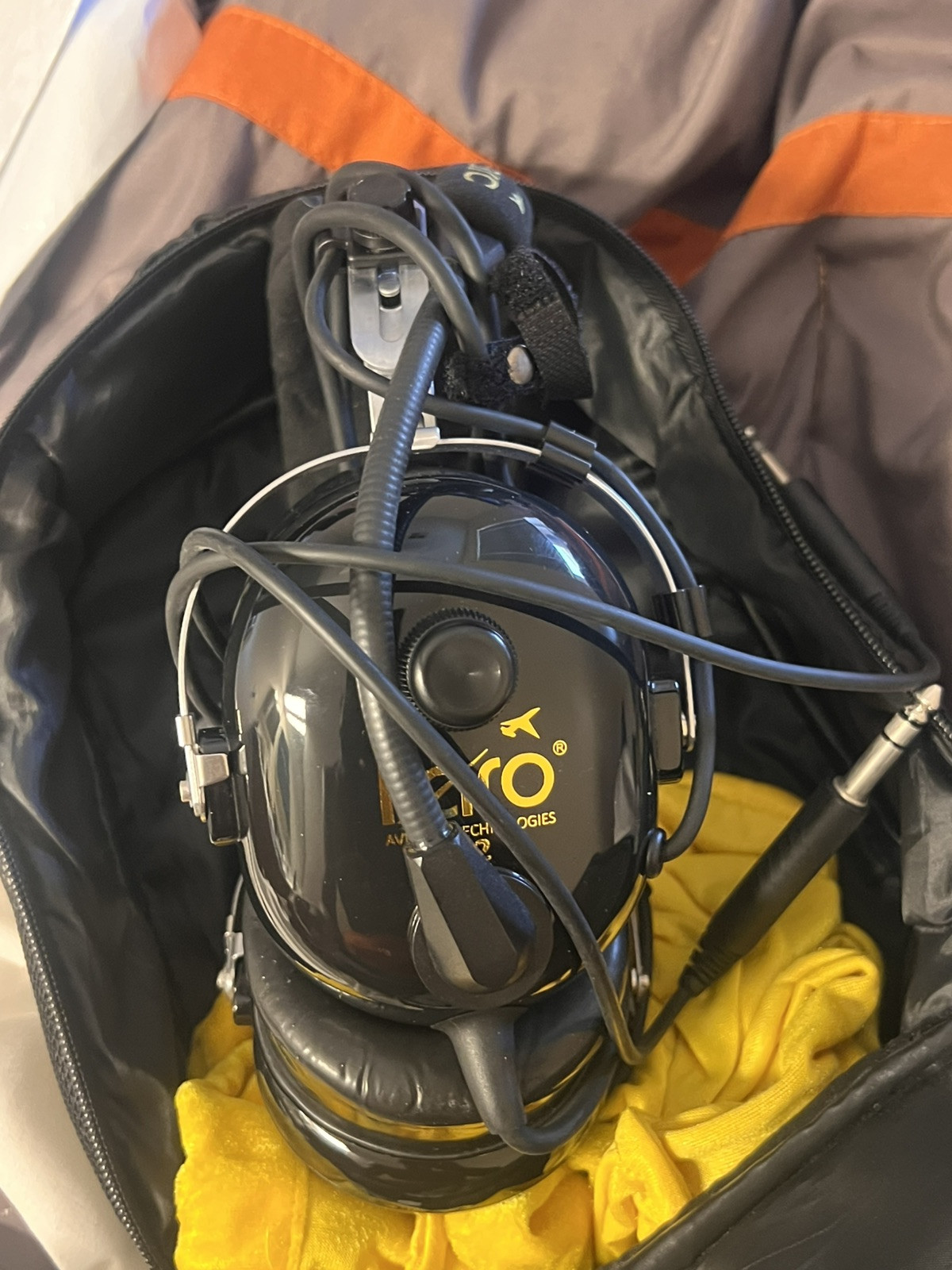 Faro G2 PNR (Active Noise Reduction) Premium Pilot Aviation Headset with Mp3 ...