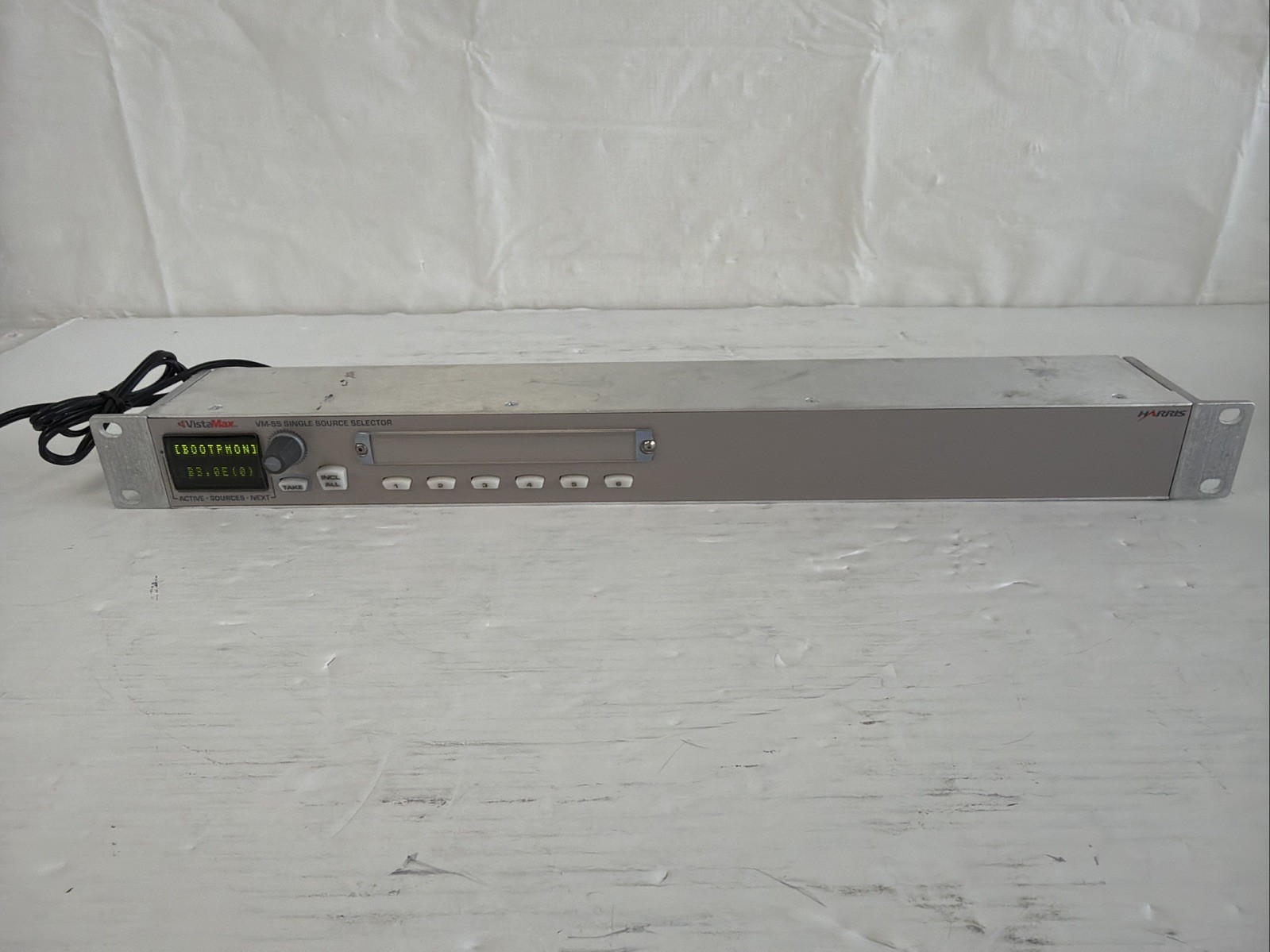 Harris VistaMax VM-SS Single Source Selector Panel Excellent w/ power supply