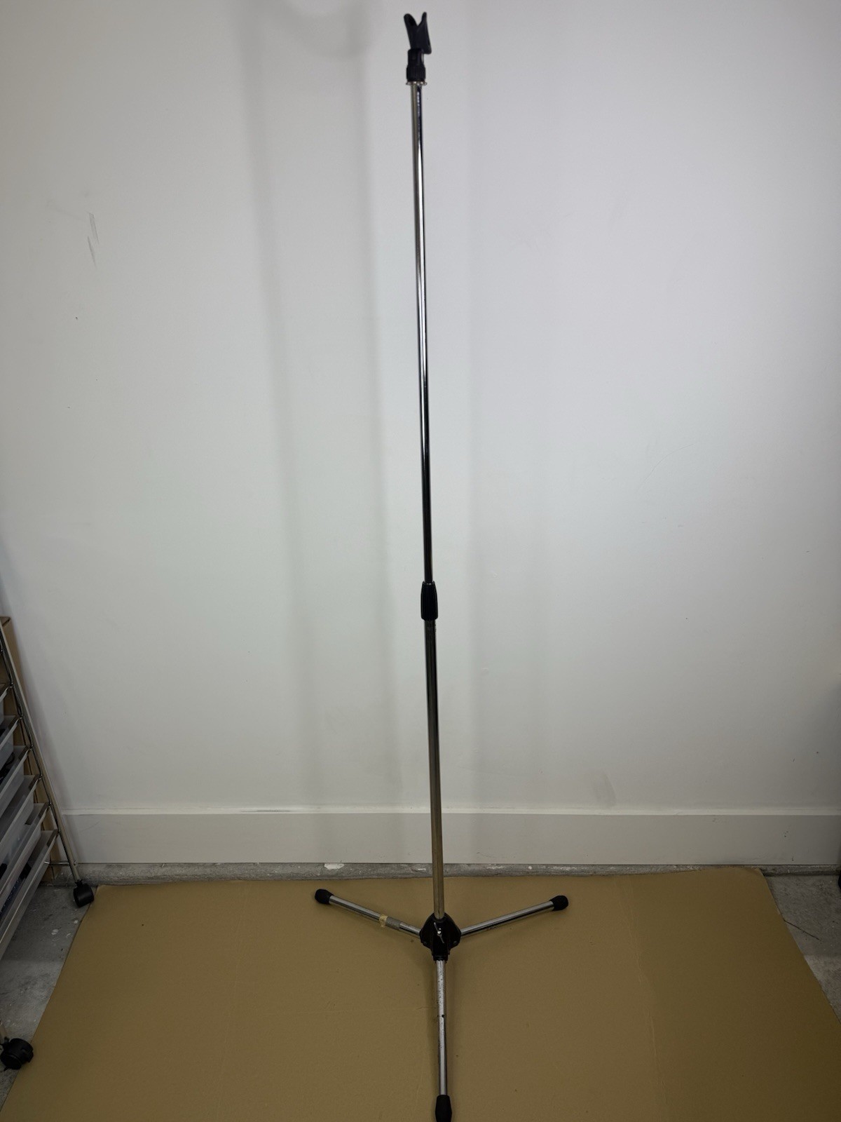 Tripod Microphone Stand 36" to 64" Silver