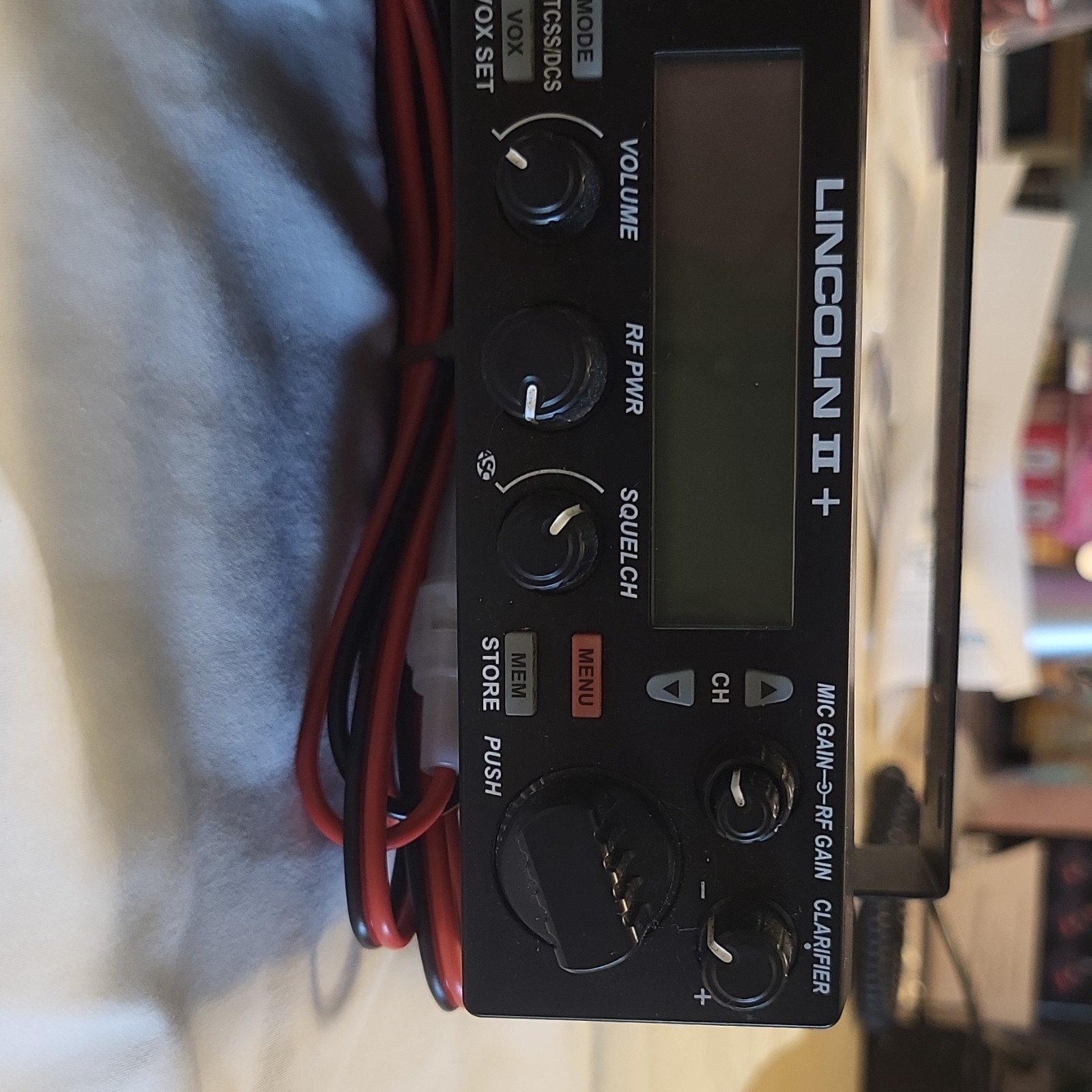 President Lincoln II+ CB Mobile Radio 40 Channel VOX CTCSS/DCS Black