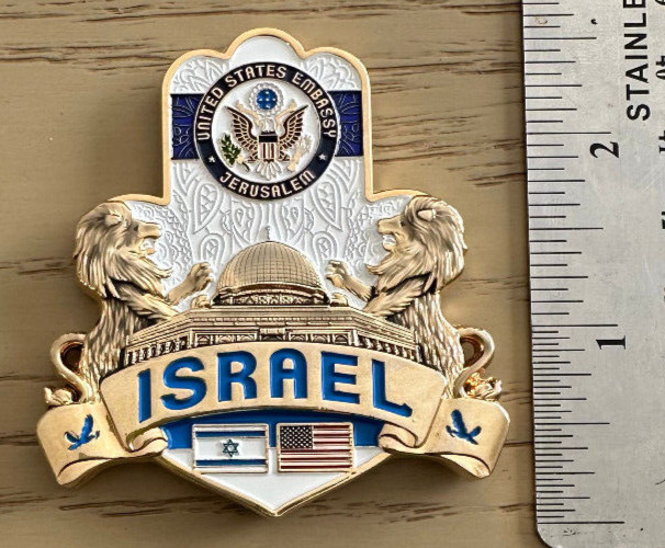 2.5” MSG Marine Security Guard Detachment Jerusalem, Israel - Challenge Coin