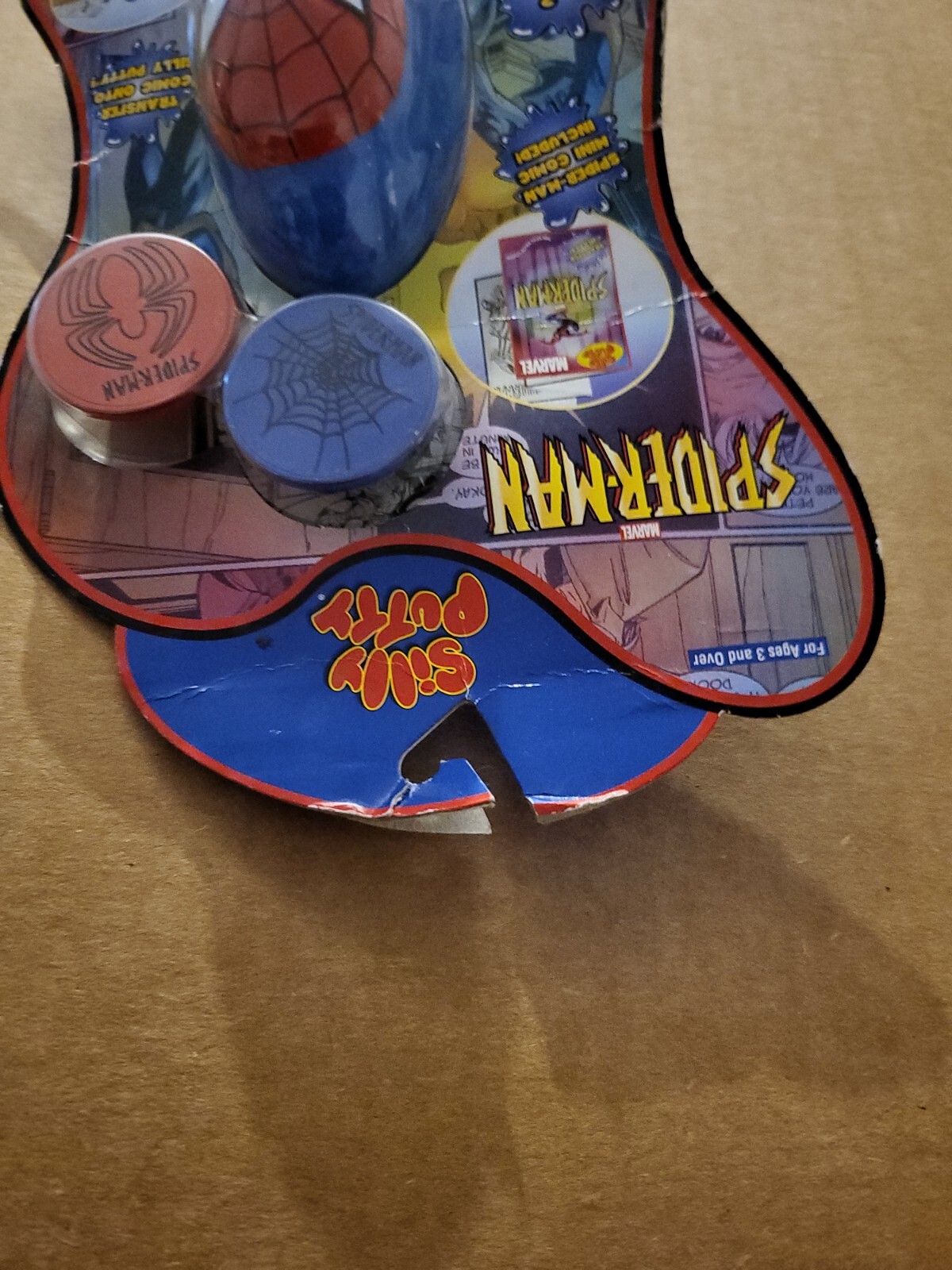 Marvel Spider-Man Silly Putty Comic Book 1997 Binney & Smith