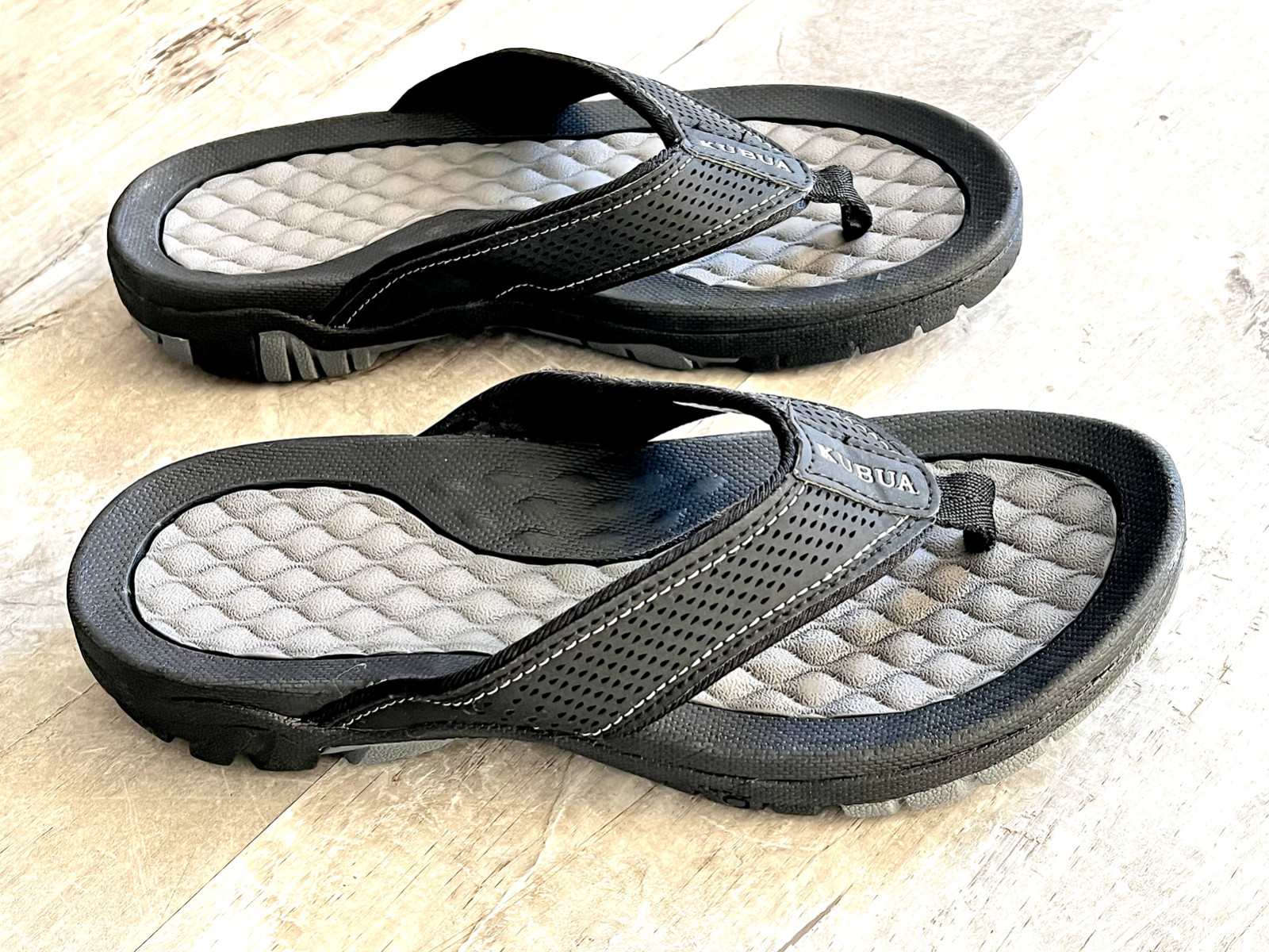 KUBUA Men's 8 Beach Flip-Flops Water Sandals - Men's 8 - MINT - FREE SHIPPING!