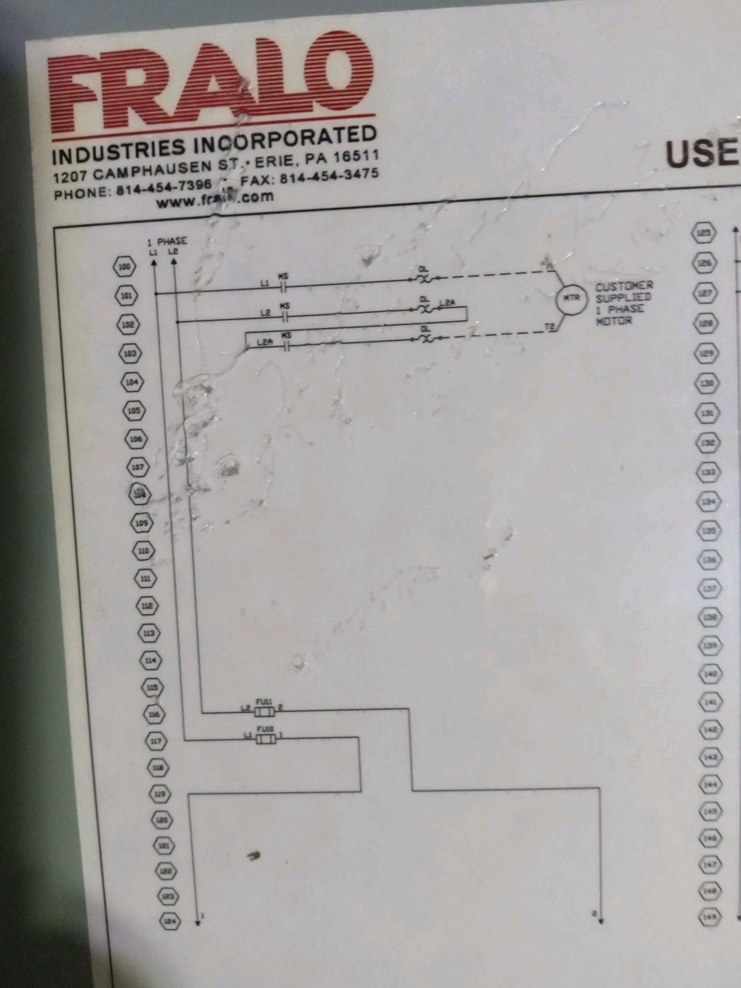 Wired Switch Contact Panel ABB A40-30-10 Thermal Overload Electrical Box Control