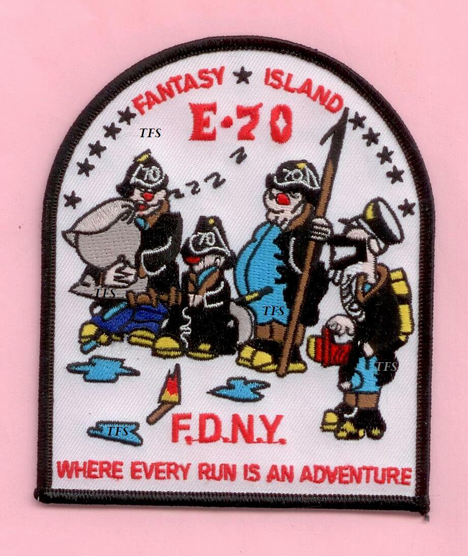 New York City Fire Dept Engine 70 Patch Fantasy Island