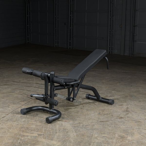 Body-Solid Flat Incline Decline Bench with Leg Developer Attachment (FID46)
